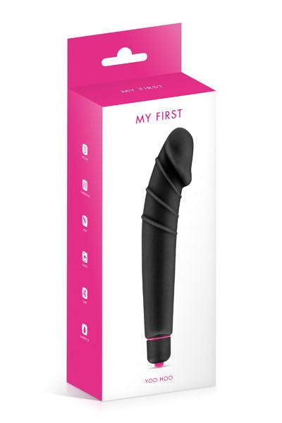 My First - Yoo Hoo Vibrator - Zwart-Erotiekvoordeel.nl