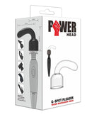 POWER Opzetstuk Wand Vibrator G-Spot Pleaser - Transparant