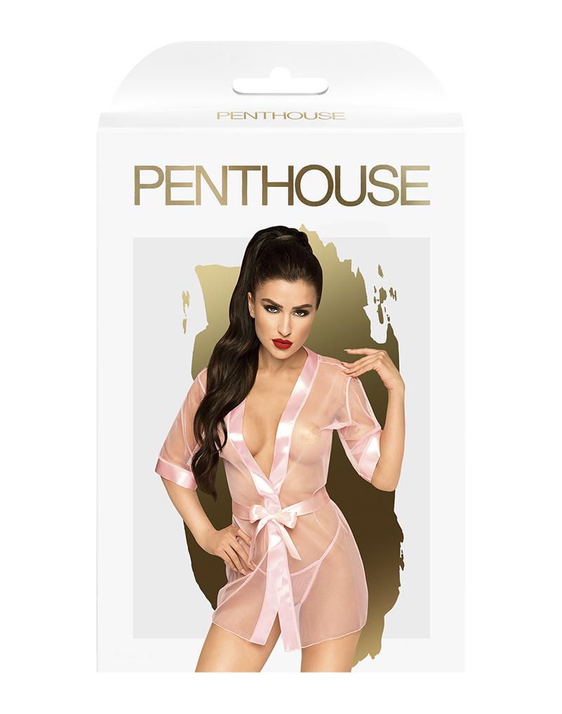 Penthouse - Kimono Met String MIDNIGHT MIRAGE - Roze-Erotiekvoordeel.nl