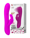 Pretty Love - Dylan - Bunny Vibrator - Roze-Erotiekvoordeel.nl