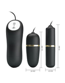 Pretty Love - Electrosex Bullet Vibrator Set - Zwart