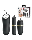Pretty Love - Electrosex Bullet Vibrator Set - Zwart