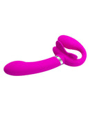 Pretty Love - Strapless Strap-on VoorbindVibrator Valerie - Roze
