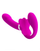 Pretty Love - Strapless Strap-on VoorbindVibrator Valerie - Roze