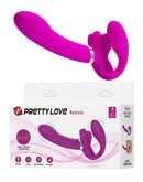 Pretty Love - Strapless Strap-on VoorbindVibrator Valerie - Roze