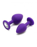 Rimba - Berlin - Bling Buttplug - Set Met 2 Buttplugs Met Kristal - Paars-Erotiekvoordeel.nl