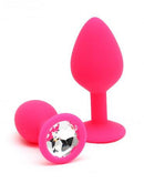 Rimba - Berlin - Bling Buttplug - Set Met 2 Buttplugs Met Kristal - Roze-Erotiekvoordeel.nl