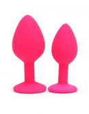 Rimba - Berlin - Bling Buttplug - Set Met 2 Buttplugs Met Kristal - Roze-Erotiekvoordeel.nl