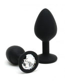 Rimba - Berlin - Bling Buttplug - Set Met 2 Buttplugs Met Kristal - Zwart-Erotiekvoordeel.nl