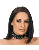 Rimba Bondage Play - Collar Met Studs 4 cm Breed