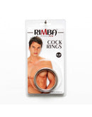 Rimba Bondage Play - Gegoten Metalen Cockring 8 mm dik - 6 Verschillende Diameters