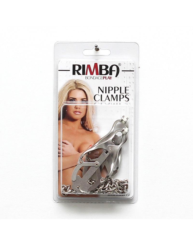 Rimba Bondage Play - Japanse Clover Tepelklemmen Met Ketting