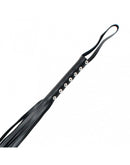 Rimba Bondage Play - Leren Flogger Zweep Met 12 strengen - 105 cm lang