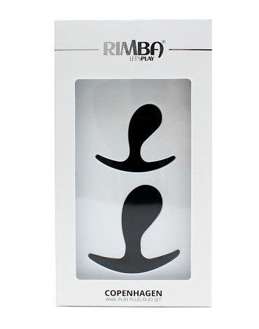 Rimba - Copenhagen - Anaal plugs - Set Van 2 buttplugs - Zwart-Erotiekvoordeel.nl