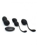 Rimba - Rimini - Vibrerende Vaginale Balletjes Trainings Set Met Afstandsbediening - Zwart-Erotiekvoordeel.nl