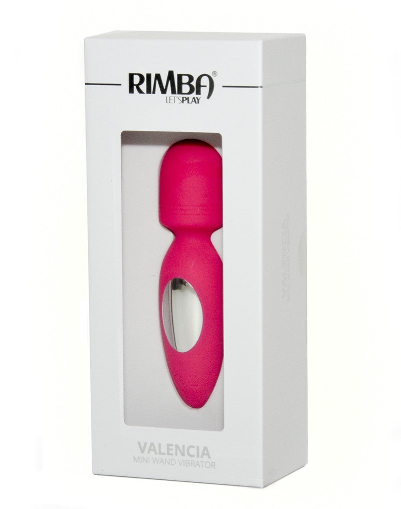 Rimba - Valencia - Mini Wand Vibrator - Roze-Erotiekvoordeel.nl