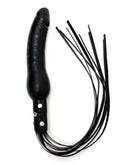 Rimba Leren Zweep Met Siliconen dildo-Erotiekvoordeel.nl