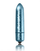Rocks-off - RO-120MM - Basis Vibrator - Frosted Fleur - Blauw-Erotiekvoordeel.nl