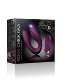Rocks-off - Rock Chick Diva - Koppel Vibrator Met Afstandsbediening - Paars-Erotiekvoordeel.nl