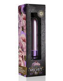 Rocks-off - Touch of Velvet - Bullet Vibrator - Soft Lilac-Erotiekvoordeel.nl