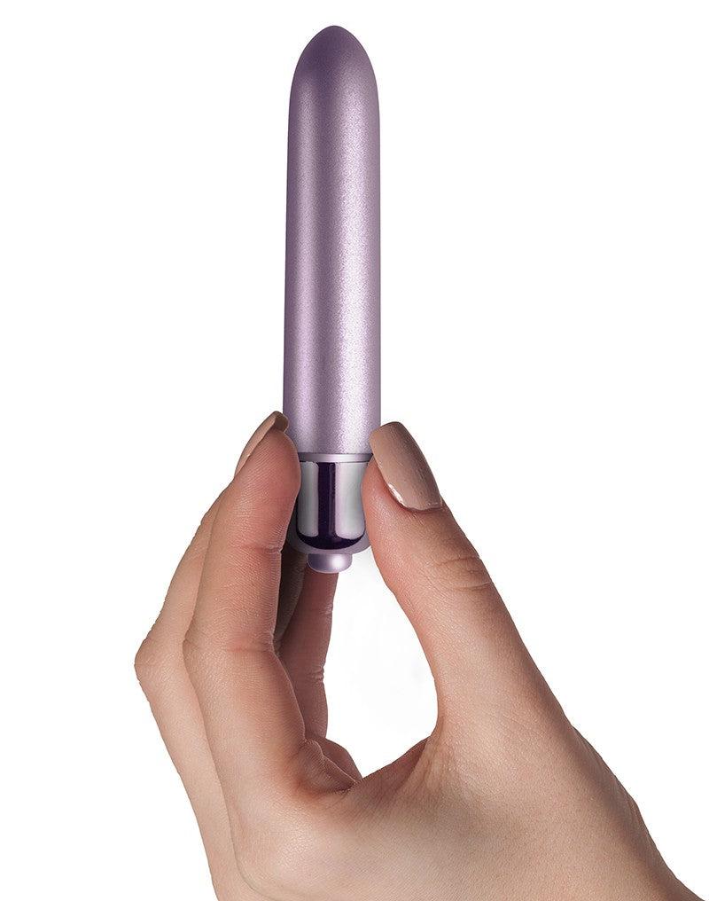 Rocks-off - Touch of Velvet - Bullet Vibrator - Soft Lilac-Erotiekvoordeel.nl