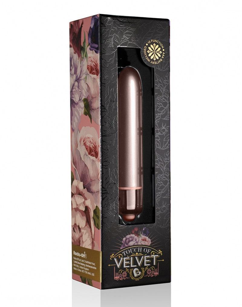 Rocks-off - Touch of Velvet Soft - Vibrator - Rosé Goud-Erotiekvoordeel.nl