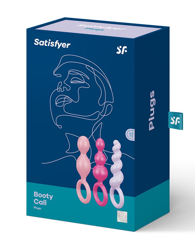 Satisfyer - Booty Call - Anaal Plugs - Set Van 3 - gekleurd-Erotiekvoordeel.nl
