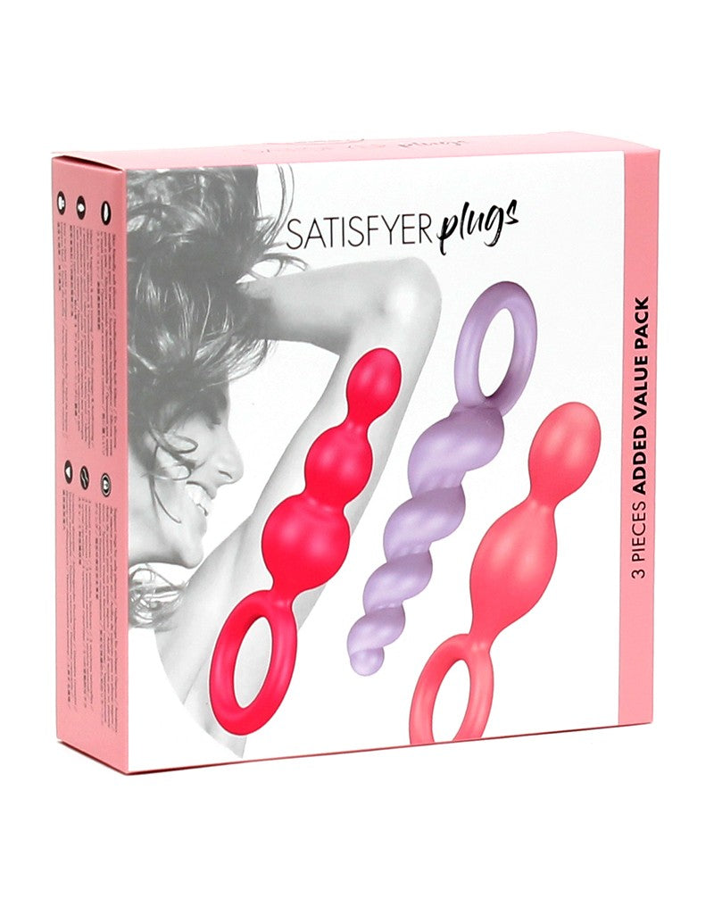 Satisfyer - Booty Call - Anaal Plugs - Set Van 3 - gekleurd-Erotiekvoordeel.nl