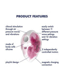 Satisfyer - Cloud Dancer - Luchtdruk Vibrator met Vibratie - Rood-Erotiekvoordeel.nl