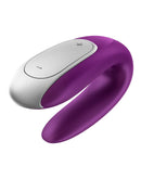 Satisfyer - Double Fun - Luxe Partner Vibrator - Met App Control - Paars-Erotiekvoordeel.nl