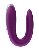 Satisfyer - Double Fun - Luxe Partner Vibrator - Met App Control - Paars-Erotiekvoordeel.nl