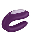 Satisfyer - Double Joy - Partner Vibrator - Met App En Bluetooth - Paars-Erotiekvoordeel.nl