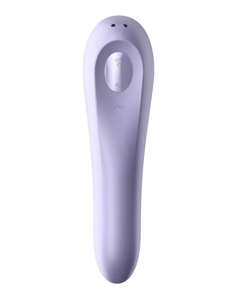 Satisfyer - Dual Pleasure - Luchtdruk en G-spot Vibrator - Met Bluetooth En App Control - Lila-Erotiekvoordeel.nl