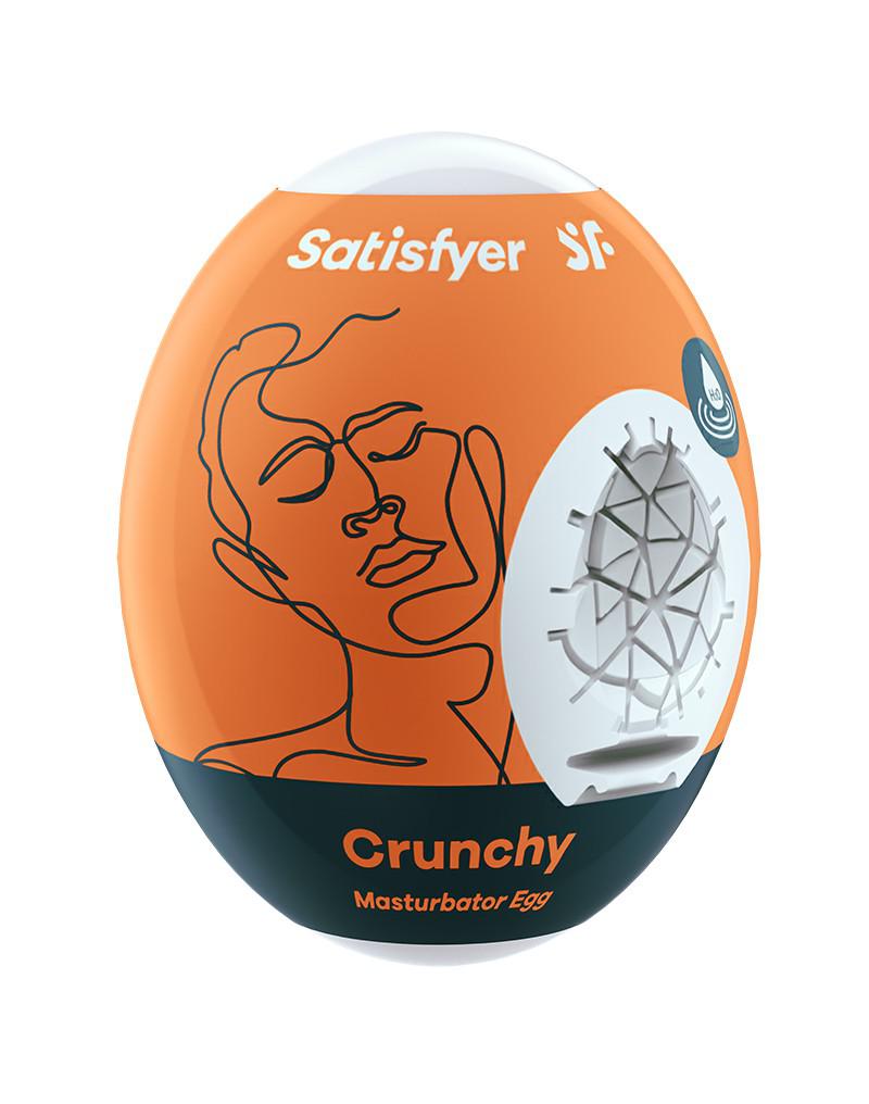 Satisfyer - Mini Masturbator Crunchy - Oranje