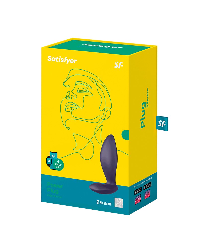 Satisfyer - Power Plug - Anaal Vibrator - Met App Control - Paars-Erotiekvoordeel.nl