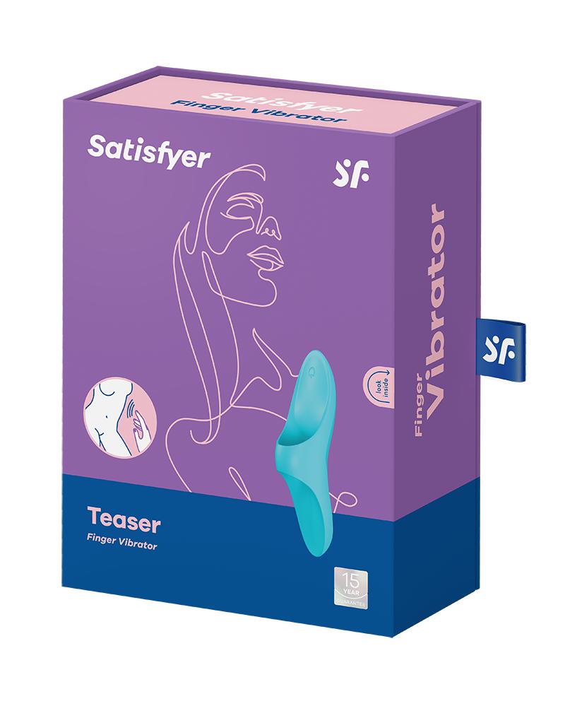 Satisfyer - Vinger Vibrator Teaser - Turquoise