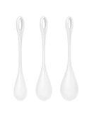 Satisfyer - Yoni Power 2 Kegel Bekkenbodem Training Vaginale Balletjes Set - Wit
