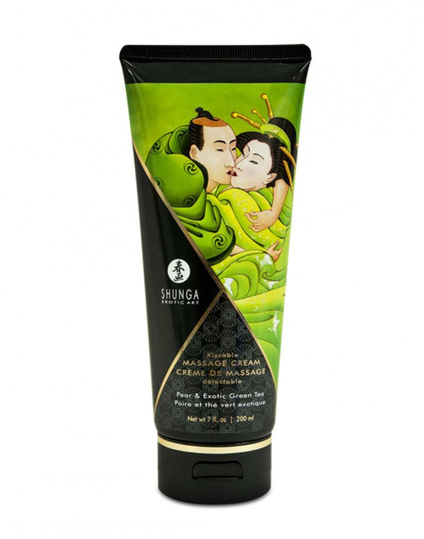 Shunga - Kissable Massage Cream Pear & Exotic Green Tea