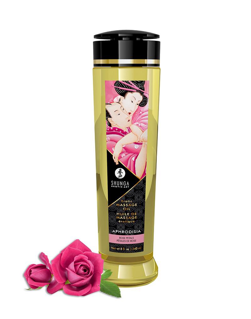 Shunga - Massageolie - Aphrodisia Rose - 240 ml-Erotiekvoordeel.nl