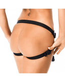 Soft Bondage Voorbindslip zonder dildo - Zwart