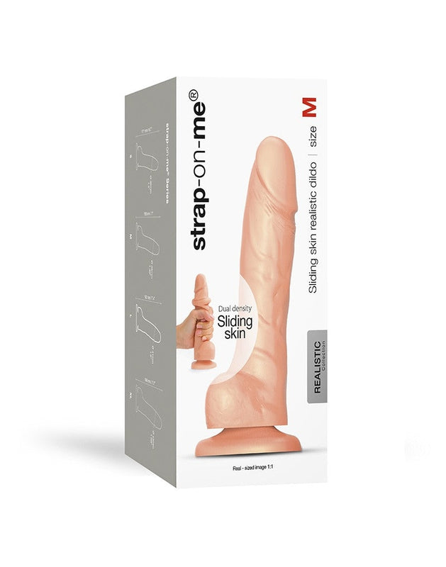 Strap-On-Me - Sliding Skin Realistische Dildo - Lichte Huidskleur-Erotiekvoordeel.nl