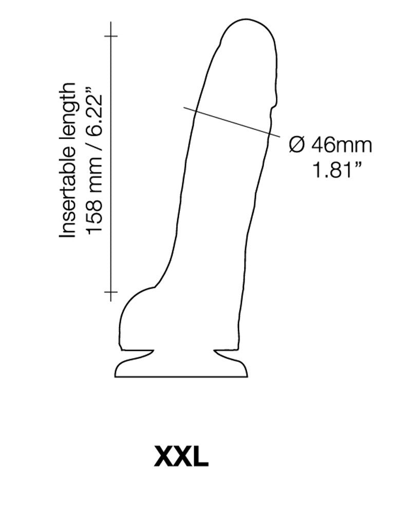 Strap-On-Me - Sliding Skin Realistische Dildo - Lichte Huidskleur-Erotiekvoordeel.nl