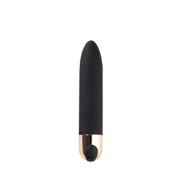 Virgite - Vibrerende En oplaadbare Bullet Vibrator V3 - Zwart-Erotiekvoordeel.nl