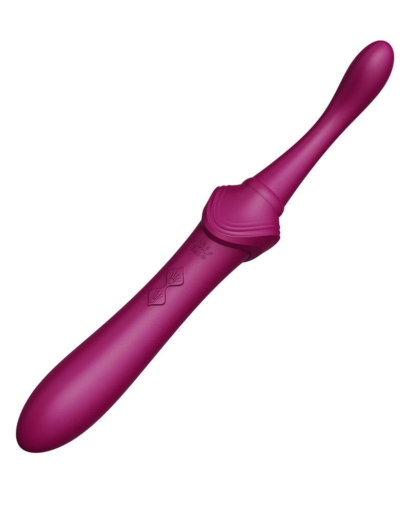 Zalo - Bess - Clitoris Pinpoint Vibrator - Met Extra opzetstukken - Robijn Rood-Erotiekvoordeel.nl