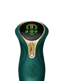 Zalo - Mose - Stotende Tarzan Vibrator - Thrusting Rabbit Vibrator - Smaragd Groen-Erotiekvoordeel.nl
