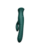 Zalo - Mose - Stotende Tarzan Vibrator - Thrusting Rabbit Vibrator - Smaragd Groen-Erotiekvoordeel.nl
