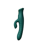 Zalo - Mose - Stotende Tarzan Vibrator - Thrusting Rabbit Vibrator - Smaragd Groen-Erotiekvoordeel.nl