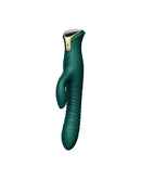 Zalo - Mose - Stotende Tarzan Vibrator - Thrusting Rabbit Vibrator - Smaragd Groen-Erotiekvoordeel.nl