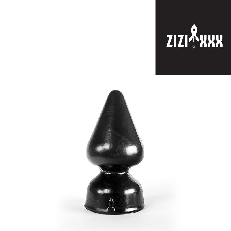 ZiZi - Buttplug Gasmo 12,5 x 6,7 cm - Zwart-Erotiekvoordeel.nl