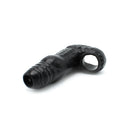 Kiotos Monstar 05 - Penis Sleeve - Penisverlenging - Met Ball Stretcher Opening - Diameter Ø 50 mm - Siliconen - Zwart-Erotiekvoordeel.nl